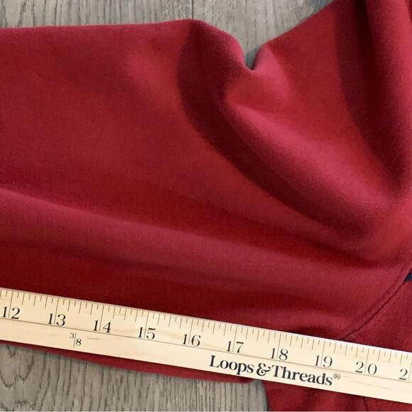 NAUTICA FLEECE QUARTER ZIP MENS 2XL RUST. - Picture 10 of 12